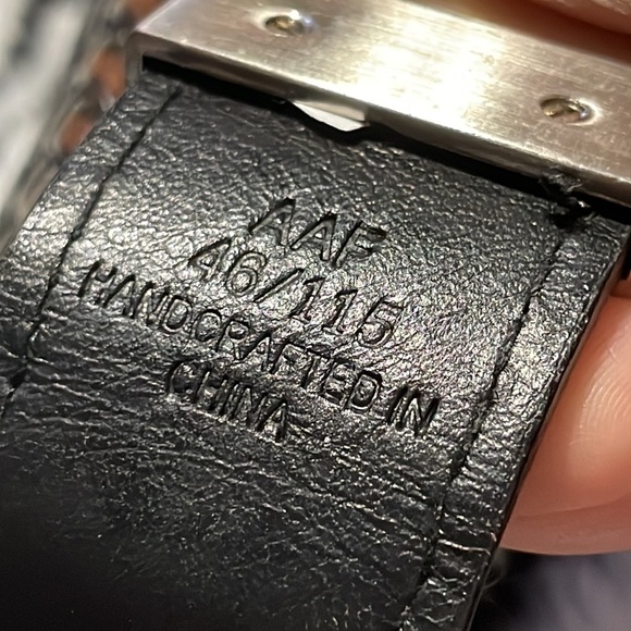 AAF Reversible Woven Leather Belt - Picture 6 of 7